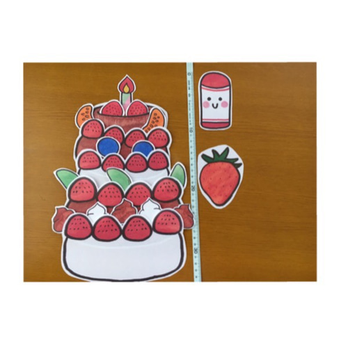 誕生日 パネルシアター【くれよんさんからプレゼント】ケーキ