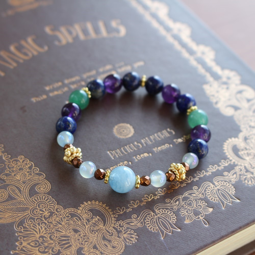 魅惑のカラー アクアマリン ラピスラズリ アメジスト グリーン