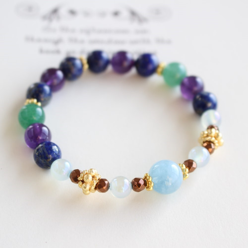 魅惑のカラー アクアマリン ラピスラズリ アメジスト グリーン