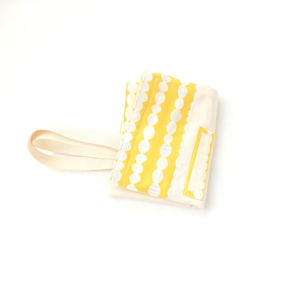 北欧　入園入学セット（もくもく柄；黄色）