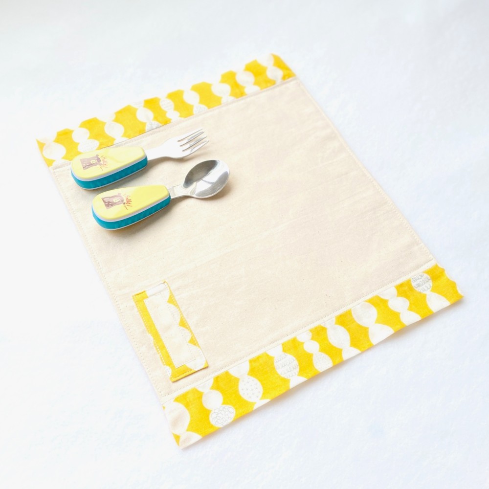 北欧　入園入学セット（もくもく柄；黄色）