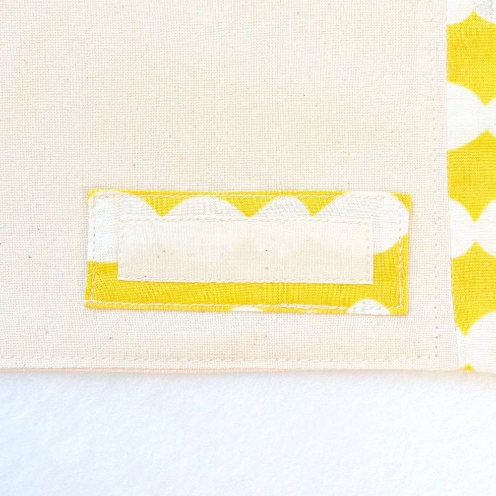 北欧　入園入学セット（もくもく柄；黄色）