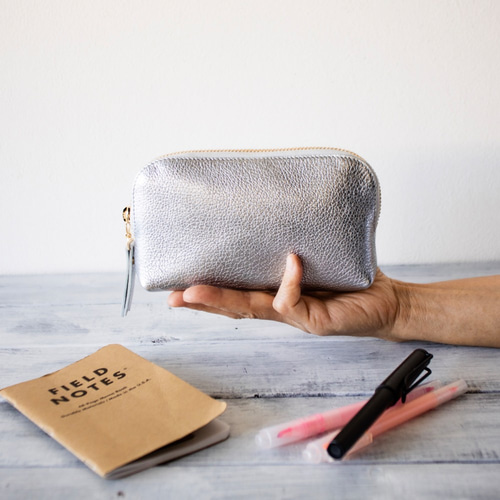 JUSTIN LEATHER POUCH レザー ポーチ ケース 小物入れ（LEATHER