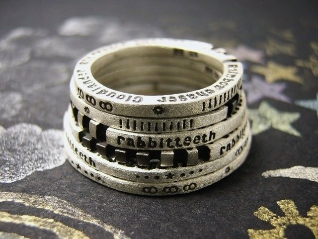 rabbitteeth ( mille±feuille )　11号 ~ 26号  ( リング１つの価格 )