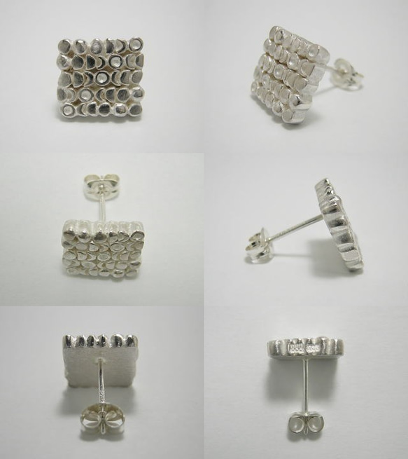 moon i.e. tsuki i.e. luck earring ( mille±feuille ) ピアス１つの価格 4枚目の画像