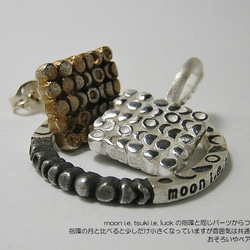 moon i.e. tsuki i.e. luck earring ( mille±feuille ) ピアス１つの価格 10枚目の画像