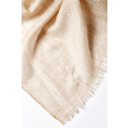 [TAN MAY] Native solid color shawl 原生純色無染羊絨披肩/圍巾 第3張的照片