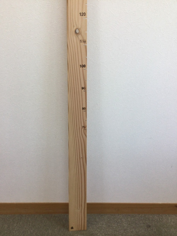 身長計【背くらべ】　No24 米松 3枚目の画像