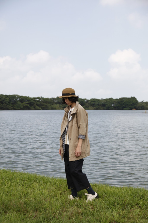 And-Stone Trail-Side Elasticated Low-Rise Pants _ブラウン 2枚目の画像