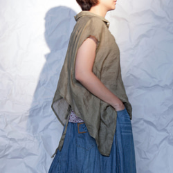 THE LIGHT_Layered-look draping blouse 1枚目の画像