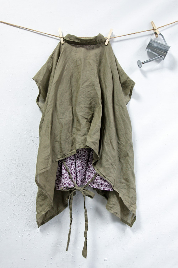 THE LIGHT_Layered-look draping blouse 6枚目の画像