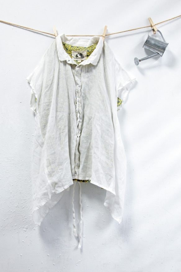 THE LIGHT_Layered-look draping blouse 7枚目の画像