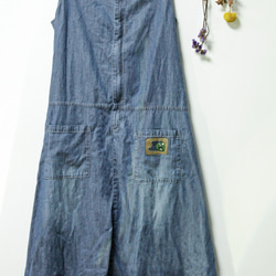 THE LIGHT_Sleeveless draping denim dress 8枚目の画像