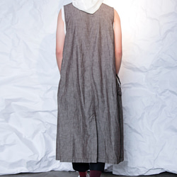 THE LIGHT_Linen and cotton layered-look dress 6枚目の画像