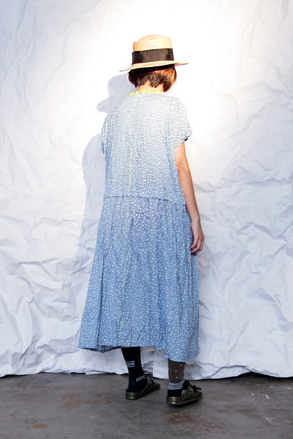 THE LIGHT_Small floral print multi level long dress 4枚目の画像