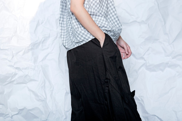 THE LIGHT_Casual A line skirt with worker pockets 3枚目の画像