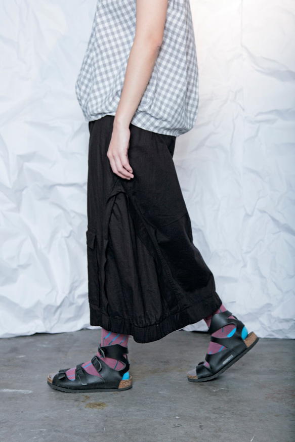 THE LIGHT_Casual A line skirt with worker pockets 5枚目の画像