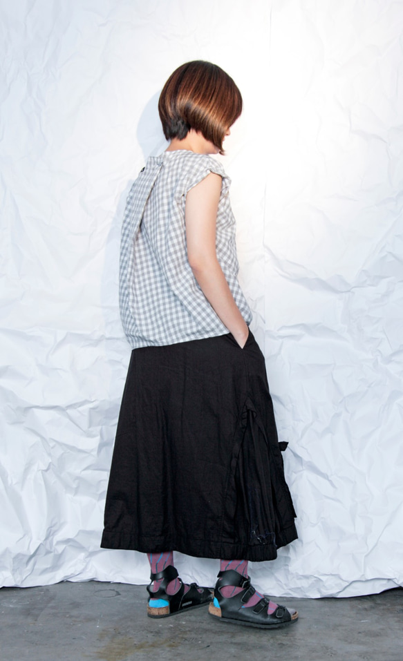 THE LIGHT_Casual A line skirt with worker pockets 6枚目の画像