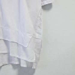 THE LIGHT_Layered look t shirt with small pocket 9枚目の画像