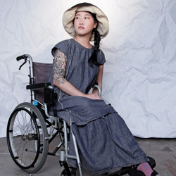 THE LIGHT_Cotton and linen causal layered long dress 1枚目の画像