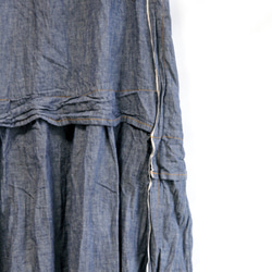 THE LIGHT_Cotton and linen causal layered long dress 4枚目の画像