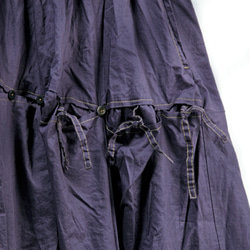 THE LIGHT_Wrinkle draping skirt with buttons and string 7枚目の画像