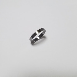 『金属アレルギーの心配がない結婚指輪』タンタルリング〖SQUARE〗3mm 2枚目の画像