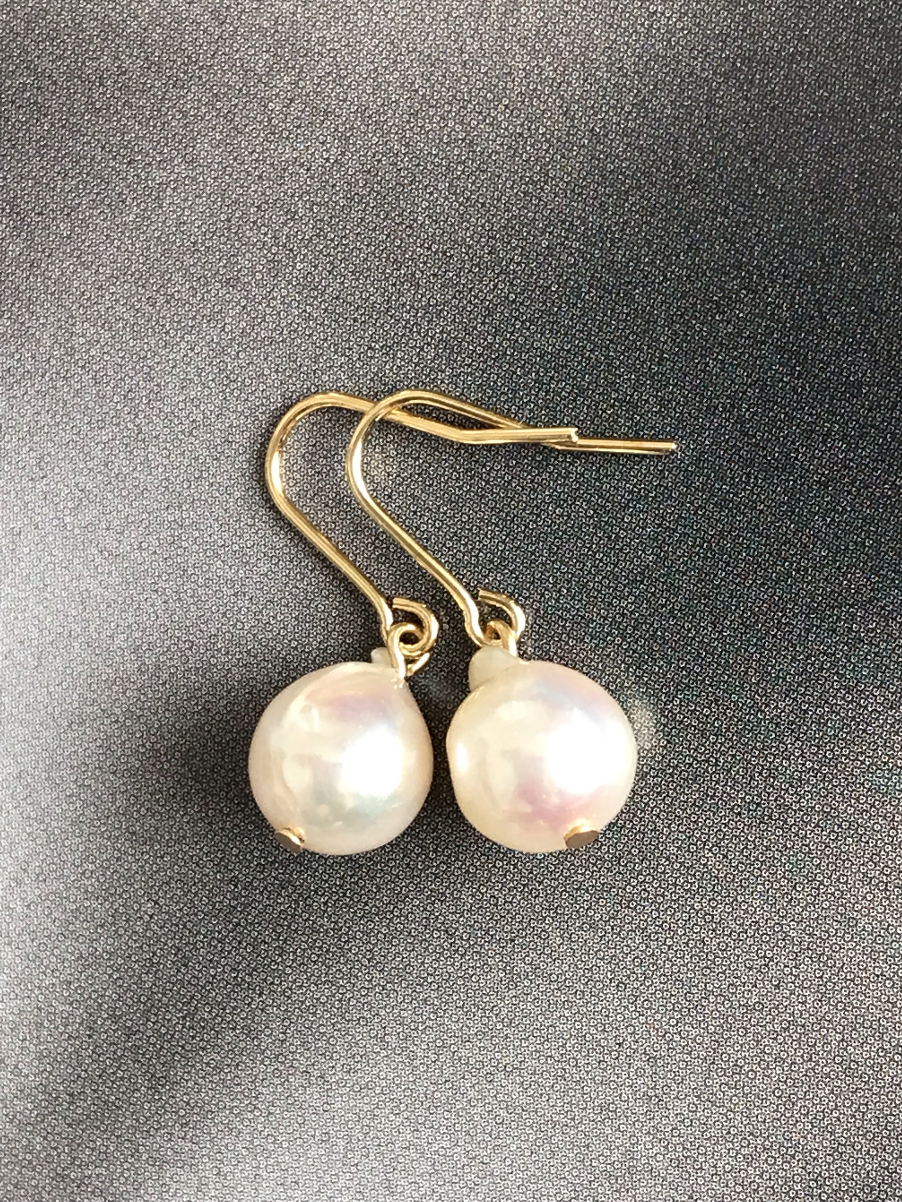 国産あこや真珠♚ピアス/ノンホールピアス