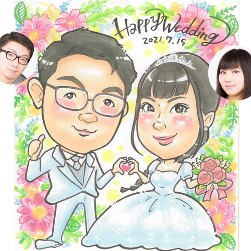 ♥誕生日、ウェルカムボード、ギフト★似顔絵　肖像画　/絵画タイプ

♥ 楽天市場】【額縁無料】＼幸福 金亀 プレゼント／似顔絵