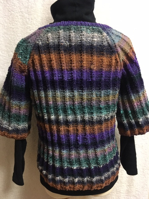売り切れ！ 野呂英作のクレオパトラで編んだ５分袖セーター Ｌサイズ 5枚目の画像