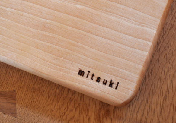 【一つあったら便利】フラットなカッティング ボード(Mサイズ)　桜　cutting board　0021’ 3枚目の画像