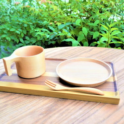 【おうちキャンプ2020 】たっぷり入る 木製マグカップ　wooden mag　楓　0049 2枚目の画像