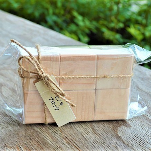 ヒノキブロック積木 6個入×3袋(消臭・防虫・抗菌) 0061 その他 