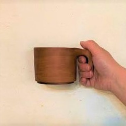 【☆人気シリーズ・プレゼントにも】たっぷり入る 木製マグカップ　wooden mag　ニヤトー 0049 5枚目の画像