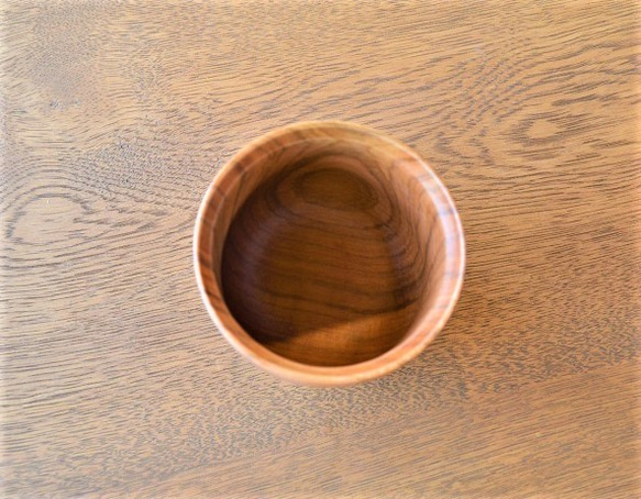 【※プレゼントにも】木でできた ほっこり湯呑み　wooden yunomi　山桜　0017 3枚目の画像