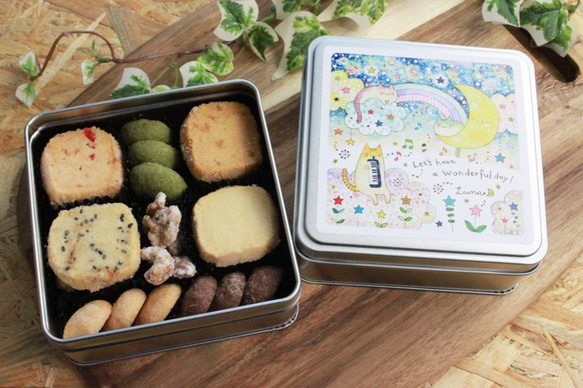 『今日という日を素敵な一日に』Lets have a wonderful dayクッキー缶 お菓子のミカタ 人気・おすすめ｜安定人気・収納便利におすすめ 期間限定割引 配送追跡可 在庫残りわずか