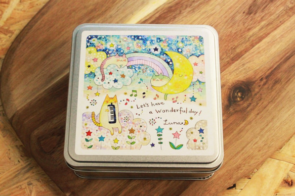 『今日という日を素敵な一日に』Lets have a wonderful dayクッキー缶 お菓子のミカタ 人気・おすすめ｜安定人気・収納便利におすすめ 期間限定割引 配送追跡可 在庫残りわずか