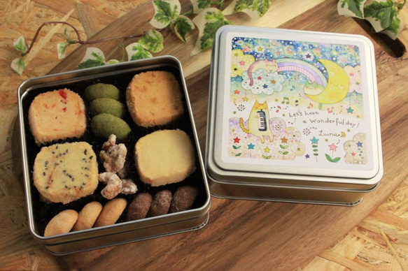 『今日という日を素敵な一日に』Lets have a wonderful dayクッキー缶 お菓子のミカタ 人気・おすすめ｜安定人気・収納便利におすすめ 期間限定割引 配送追跡可 在庫残りわずか