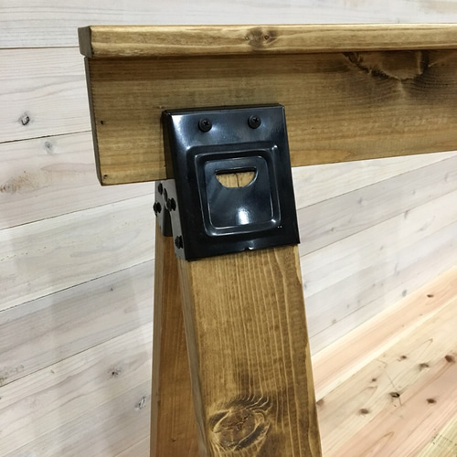 ソーホースブラケット バリケード アウトドア DIY お庭 おしゃれ 駐車