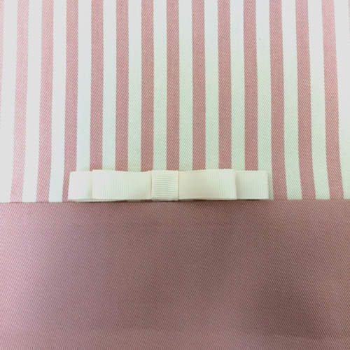 入園入学グッズ ストライプリボンのレッスンバック レッスンバッグ 
