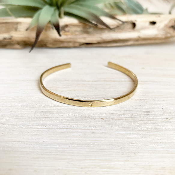 Brass bangle 4枚目の画像