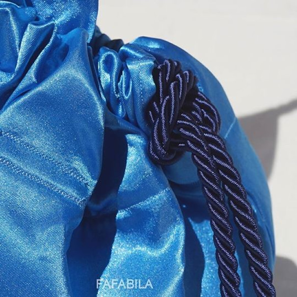 [ FAFABILA ] 絲綢綁帶包 第5張的照片