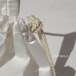 [ FAFABILA ] 絲綢綁帶包 第7張的照片