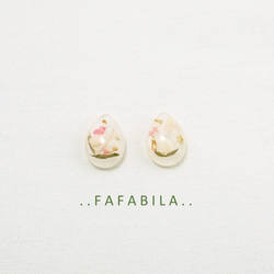 【FAFABILA】スプリング滴（耳/耳クリップ） 1枚目の画像