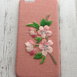 刺繍のサクラサク iPhoneケース No.24 3枚目の画像