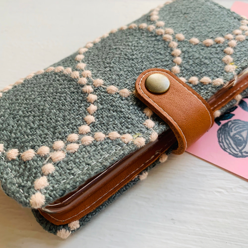 【現品】ダブルスマートキーケース タンバリン ミナペルホネン mina perhonen x PORTER(ミナ ペルホネン x ポーター