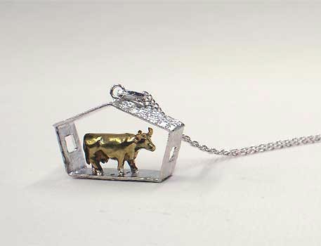 ネックレス　「 farm うし 」