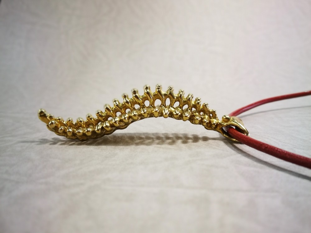 ネックレス 羊歯（真鍮）