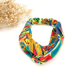 非洲色彩的髪帶｜Colourful headband 第2張的照片