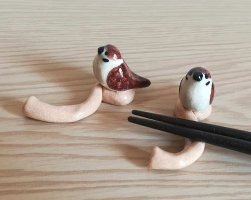ハンドメイド　陶芸　箸置き 30c23c42dd22e7b5521cecd06c9801